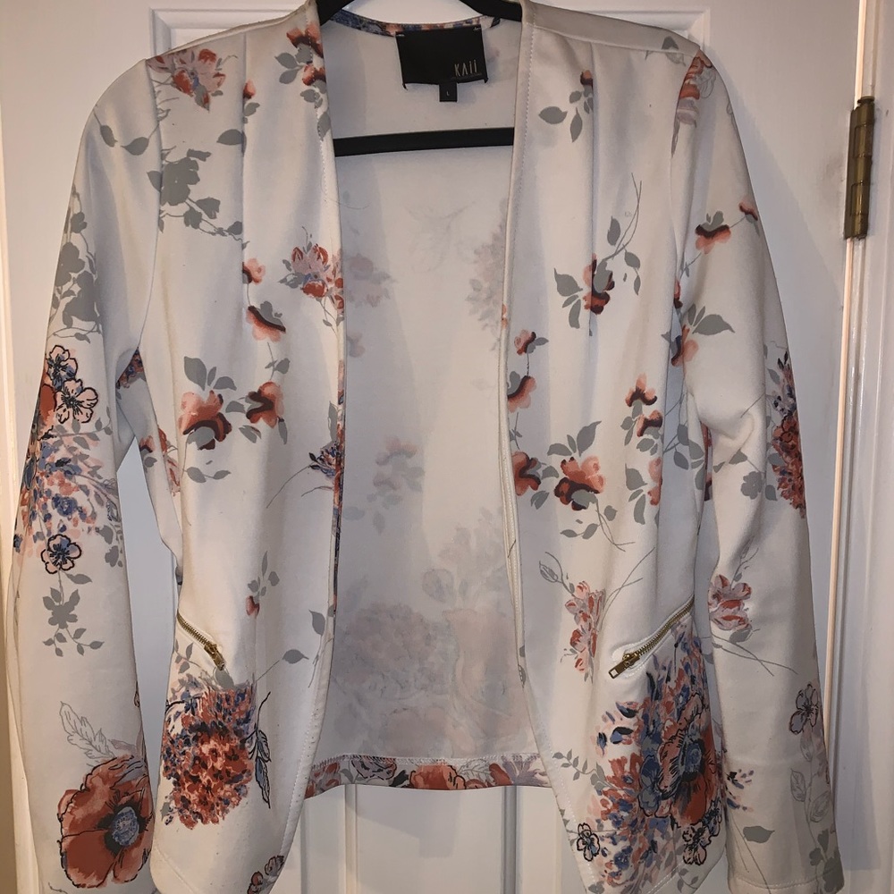 Floral Mid Length Jacket